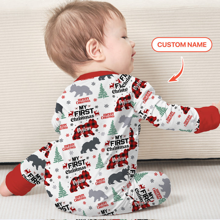 Gerippte Babykleidung mit individuellem Foto - Weich &amp; Skizzenhaft