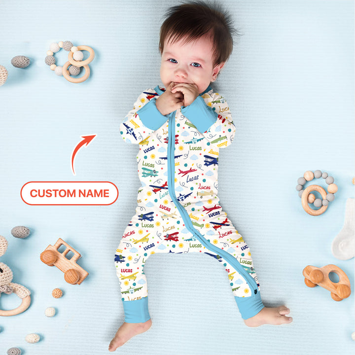 Custom Name Air Transport Convertible Zippy