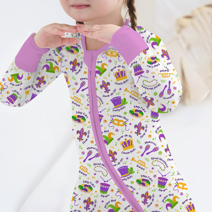 Mardi Gras Family Matching Convertible Zippy