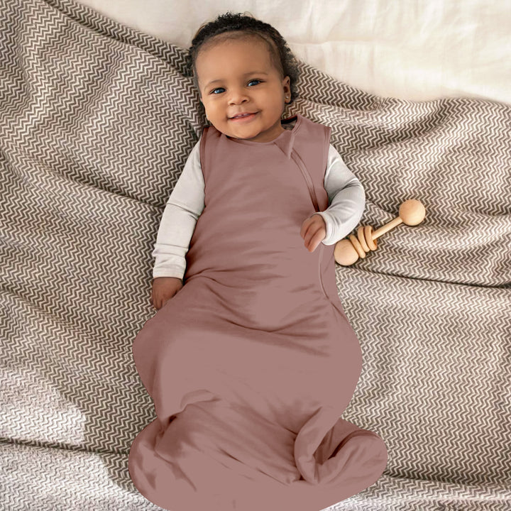 Earthy Brown Baby Sleep Bag Bamboo – Warm & Breathable