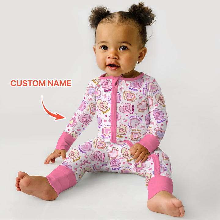 God Says I Am Sweet Heart Matching Mommy & Baby Convertible Zippy