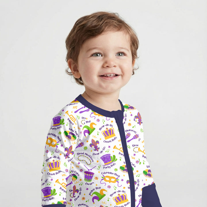 Mardi Gras Family Matching Convertible Zippy