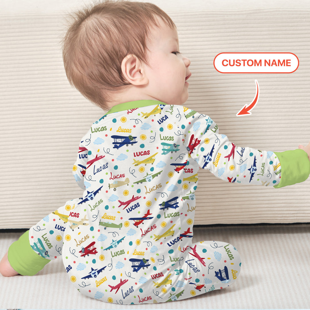 Custom Name Air Transport Convertible Zippy