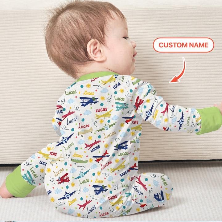 Custom Name Air Transport Convertible Zippy