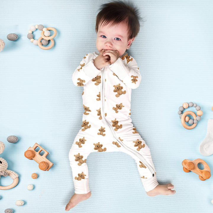 Honey Teddy Bear Bamboo Sleepwear for Baby