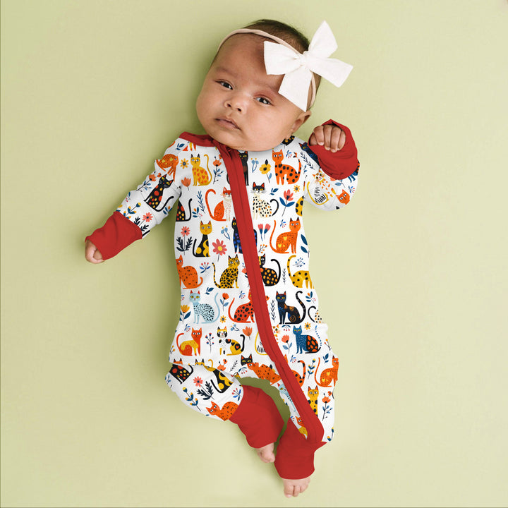 Whimsy Woodland Cats Convertible Zippy