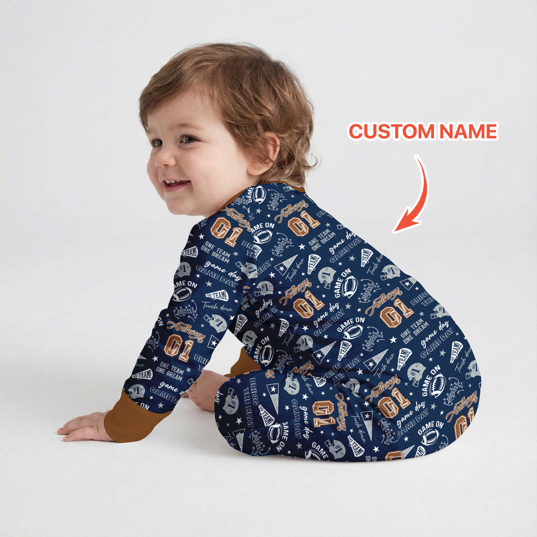 Custom Name Football Game Day Convertible Zippy