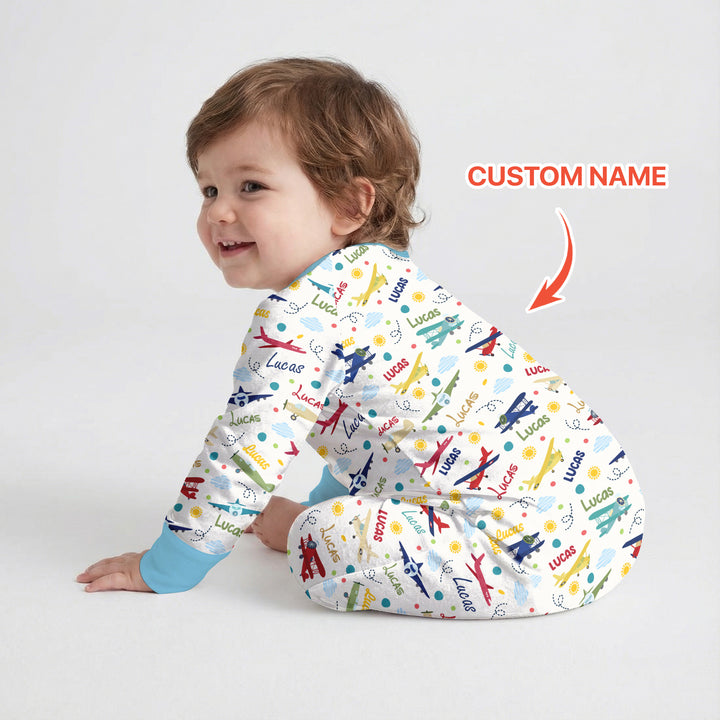 Custom Name Air Transport Convertible Zippy