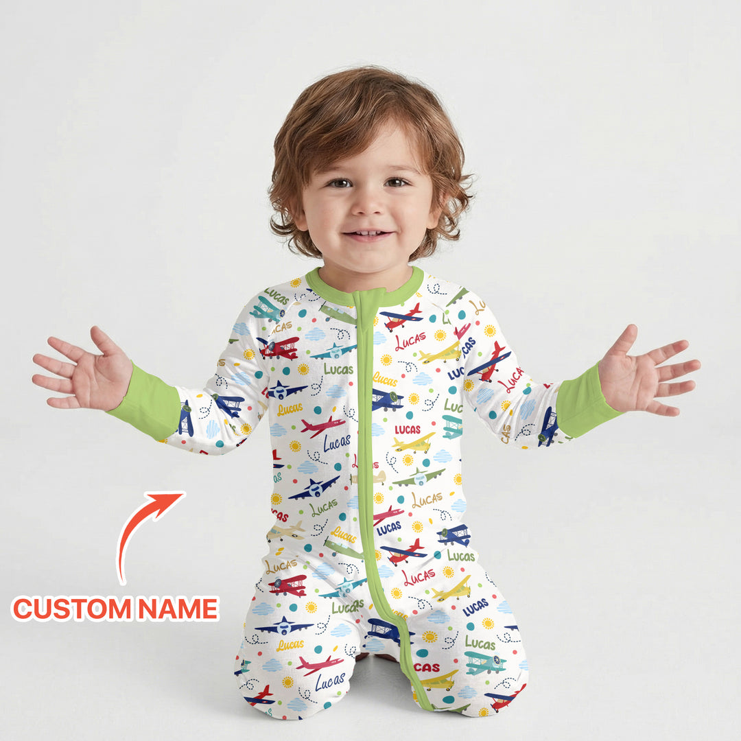 Custom Name Air Transport Convertible Zippy