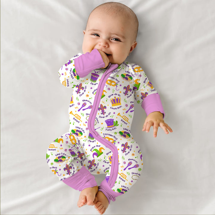 Mardi Gras Family Matching Convertible Zippy