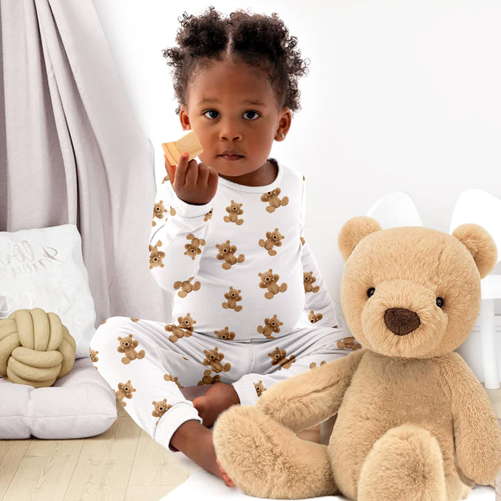 Honey Teddy Bear Bamboo Pajama for Baby