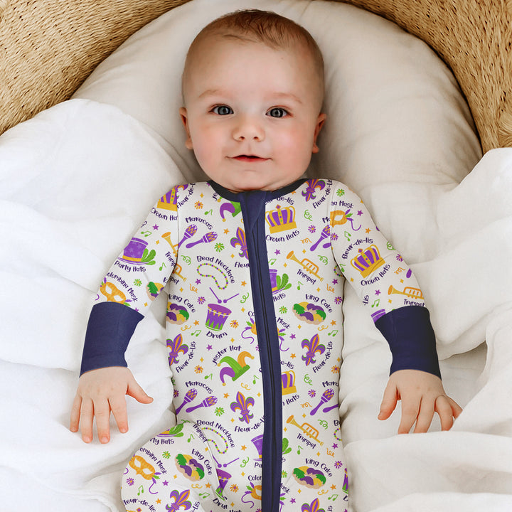 Mardi Gras Family Matching Convertible Zippy