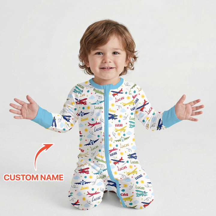 Custom Name Air Transport Convertible Zippy