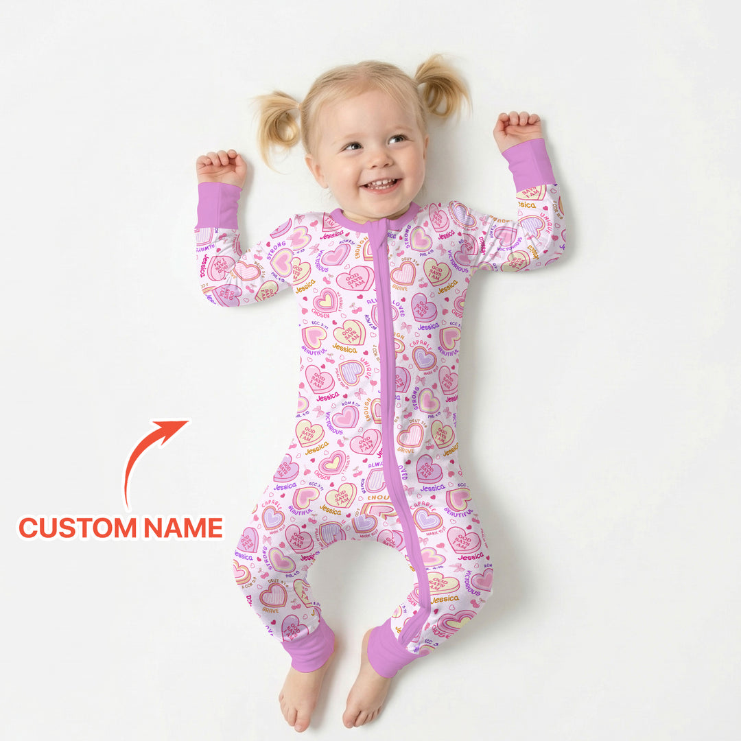 God Says I Am Sweet Heart Matching Mommy & Baby Convertible Zippy