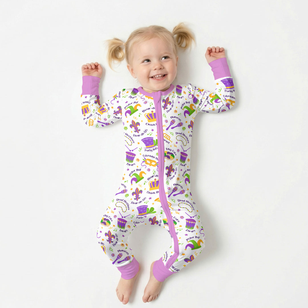 Mardi Gras Family Matching Convertible Zippy