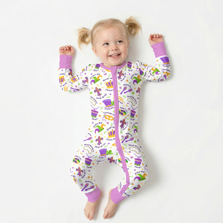 Mardi Gras Family Matching Convertible Zippy