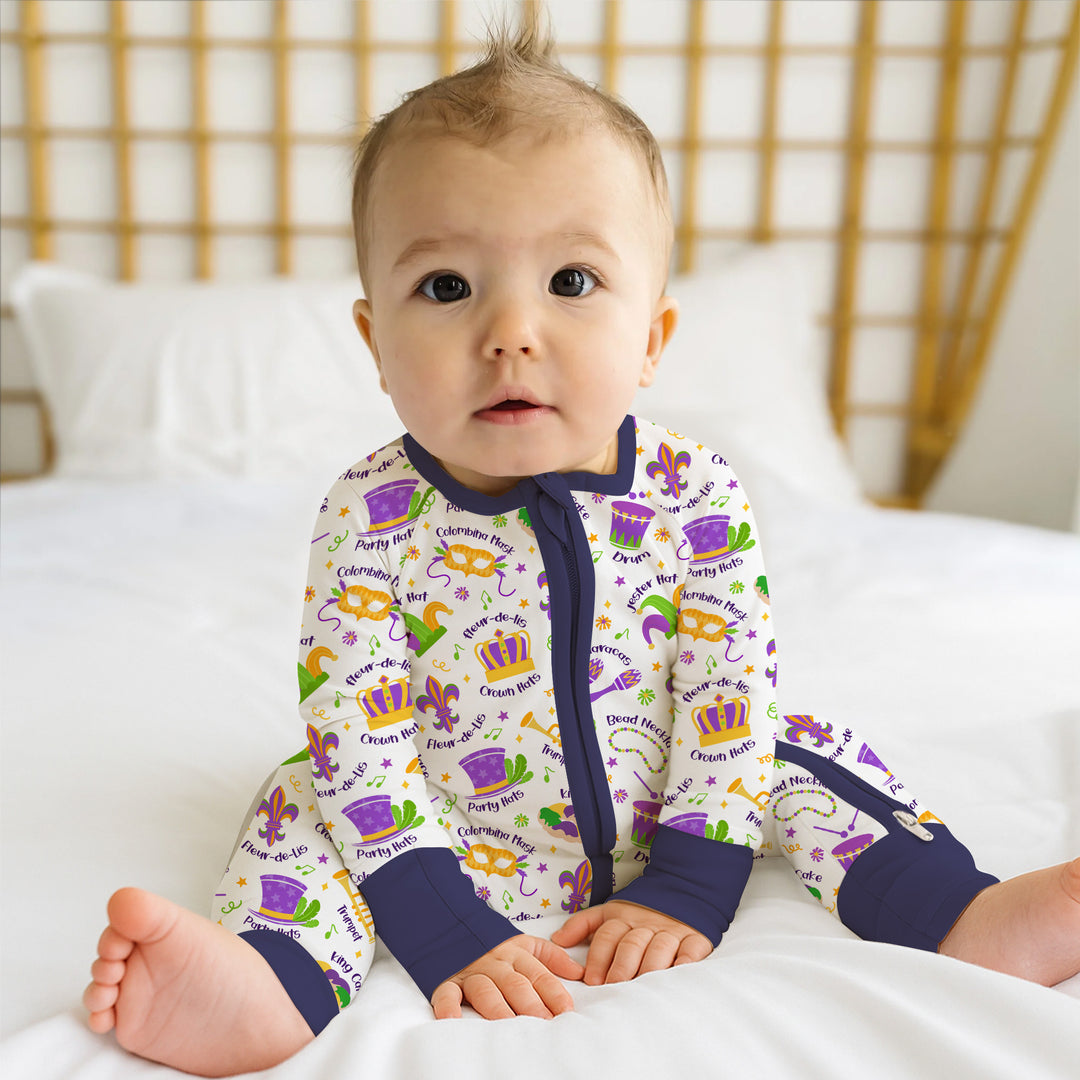 Mardi Gras Family Matching Convertible Zippy