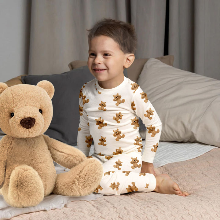 Honey Teddy Bear Bamboo Pajama for Baby