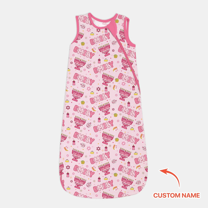 Custom name My First Hanukkah 2025 Sleep Bag