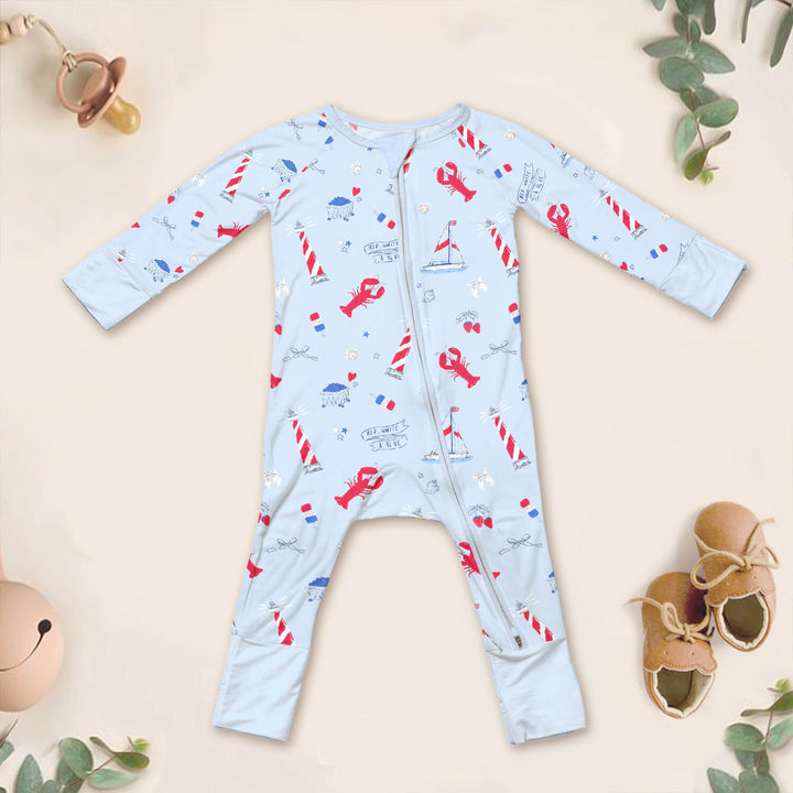 East Coast Convertible Zippered Romper