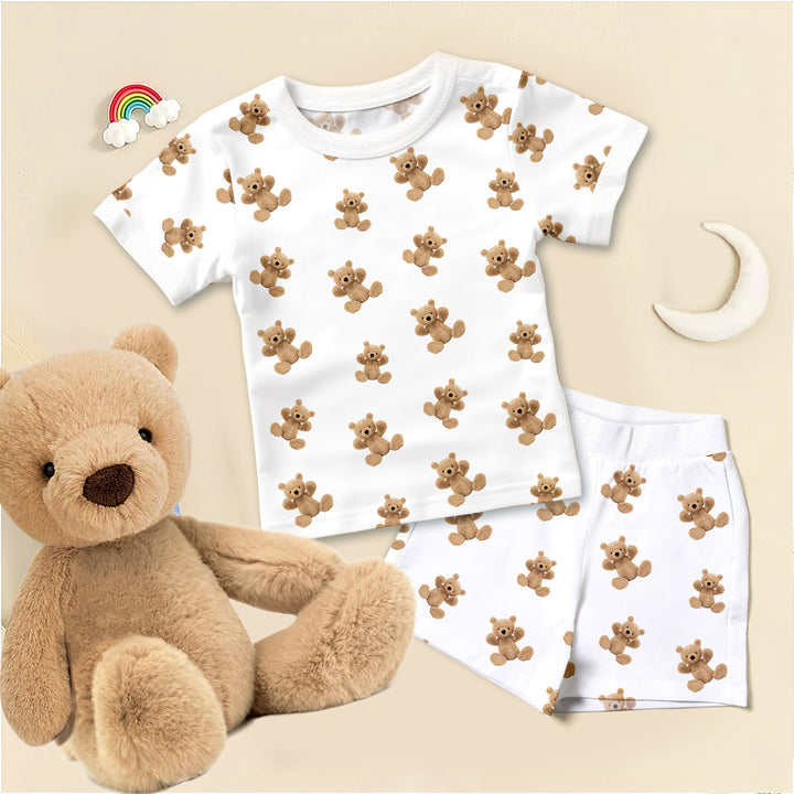 Honey Teddy Bear Bamboo Pajama for Baby