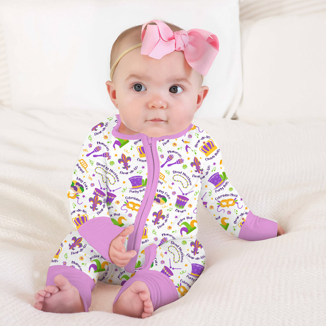 Mardi Gras Family Matching Convertible Zippy