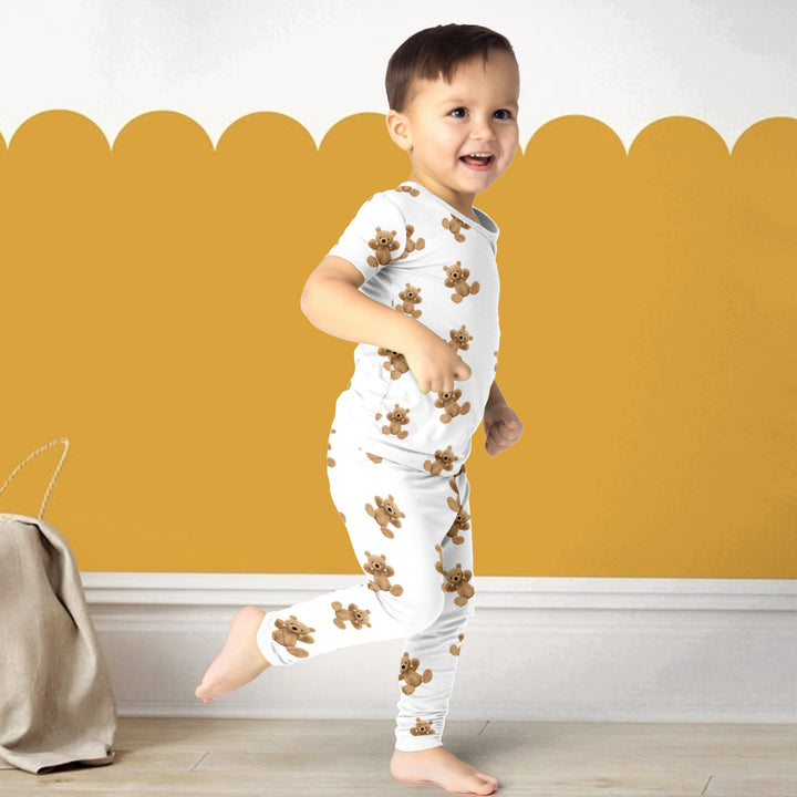 Honey Teddy Bear Bamboo Pajama for Baby