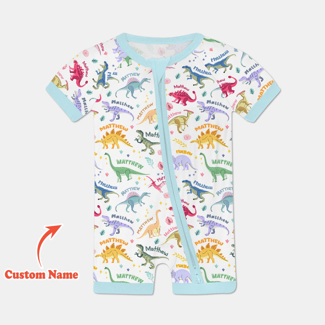 Dino Roar Custom Name Shorty Zippy