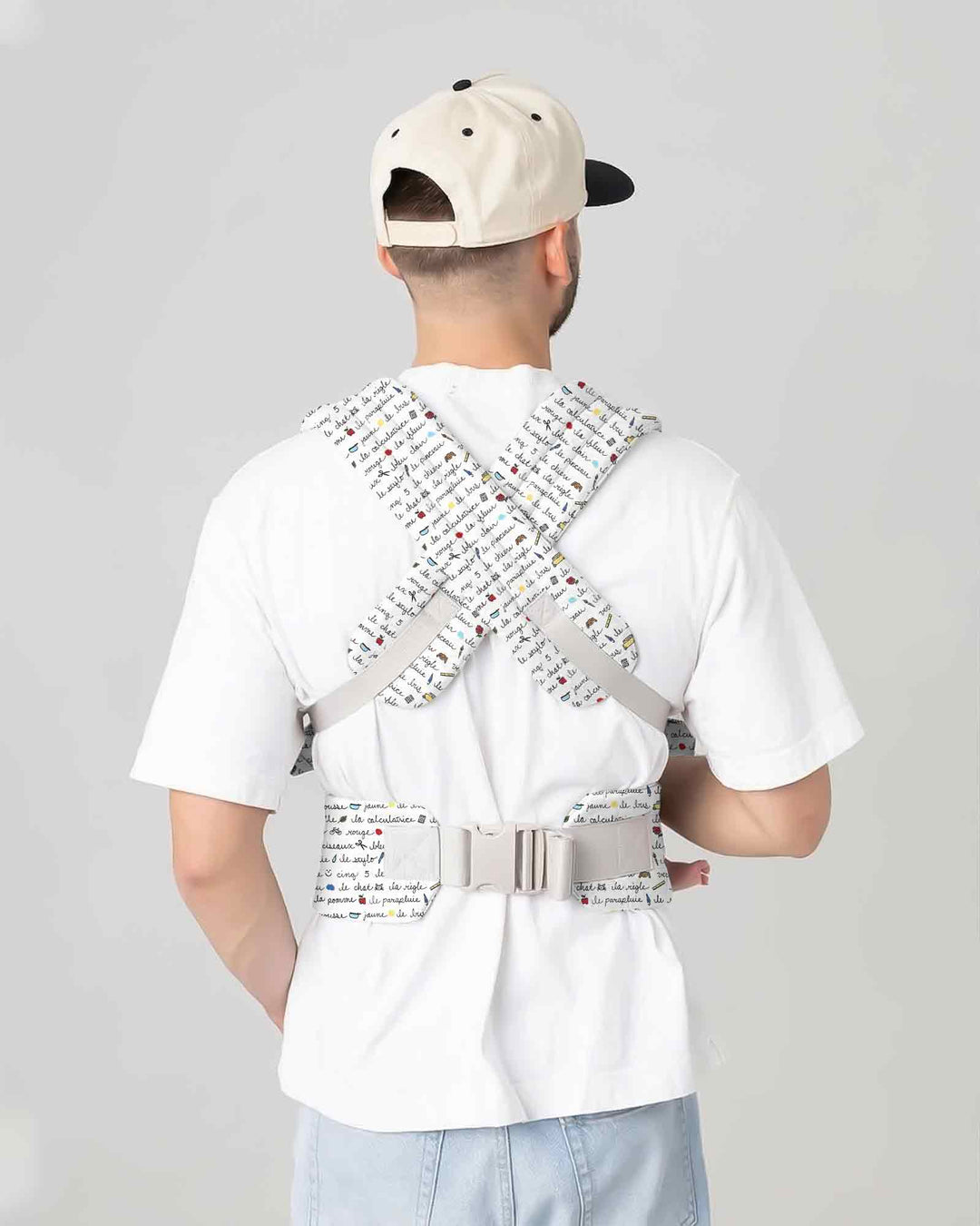 Plantilla de mochila portabebés