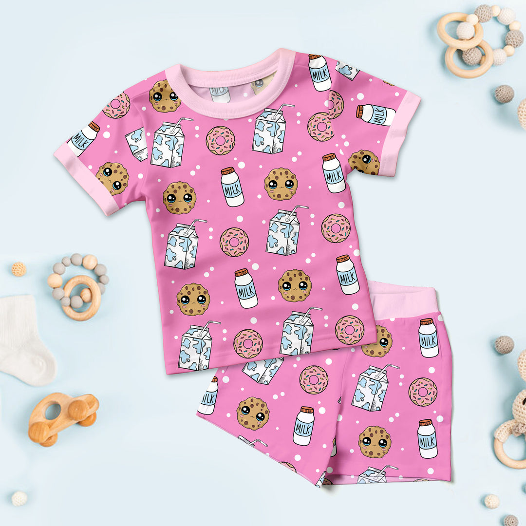 Pink Cookies & Milk Bamboo Outfit for Baby – Adorable and Cozy