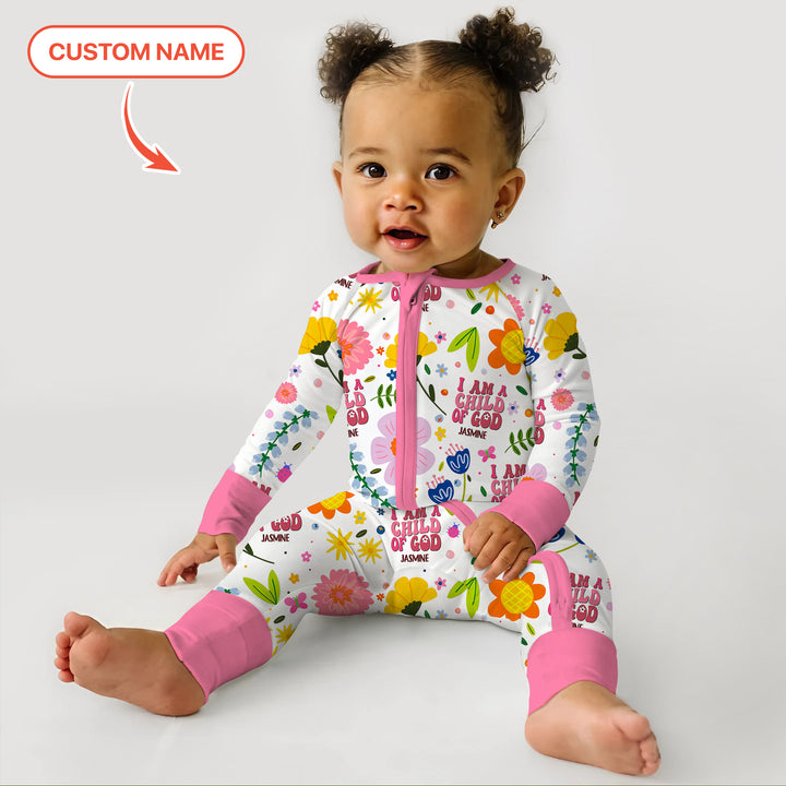 I Am A Child Of God Custom Name Girl Convertible Zippy