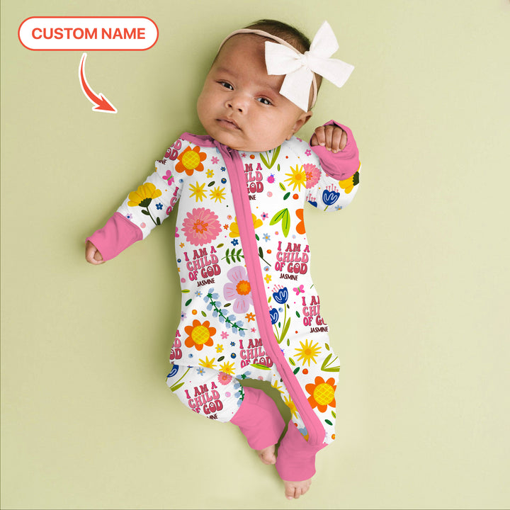 I Am A Child Of God Custom Name Girl Convertible Zippy