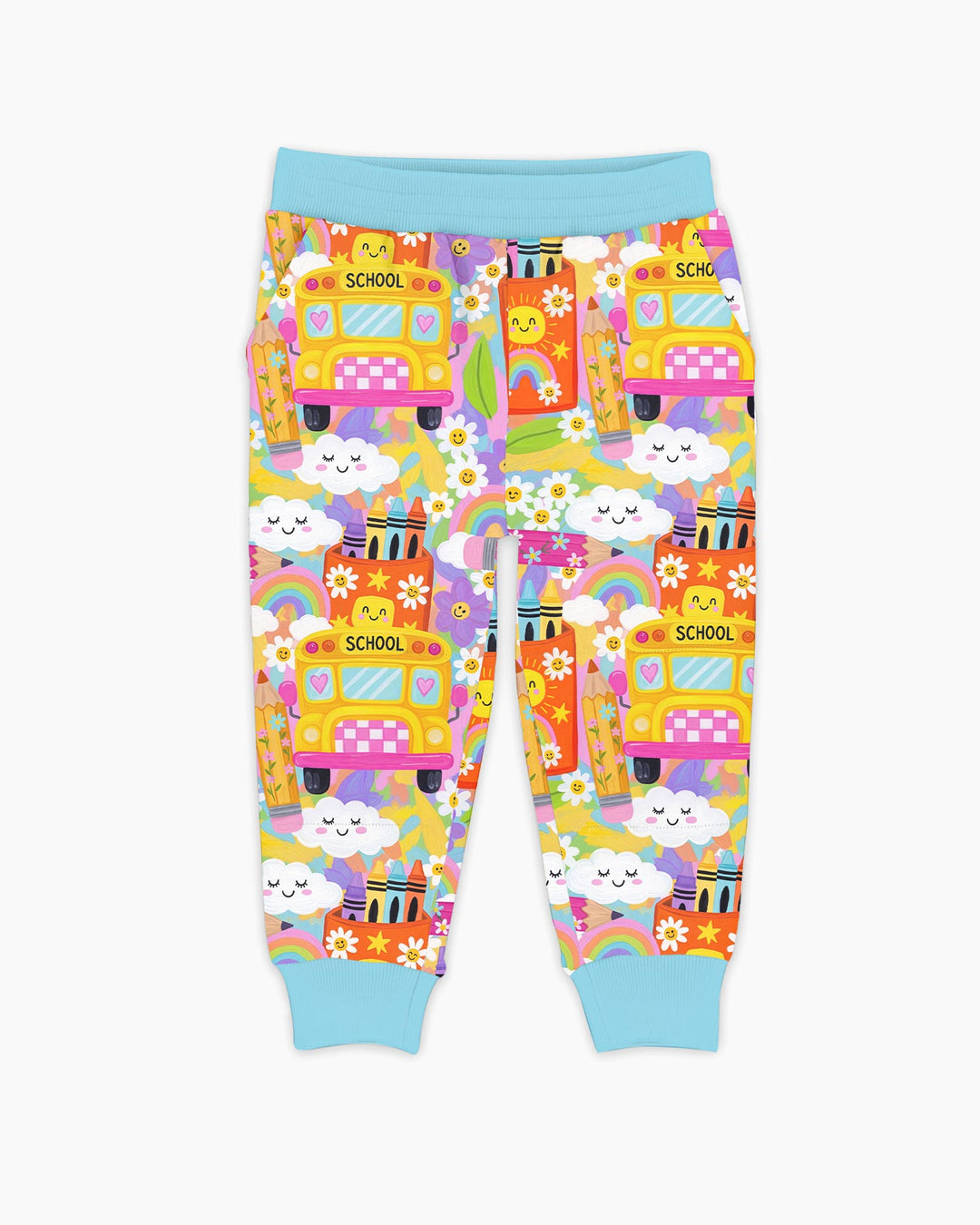 Retro Happy Classroom Bamboo Jogger