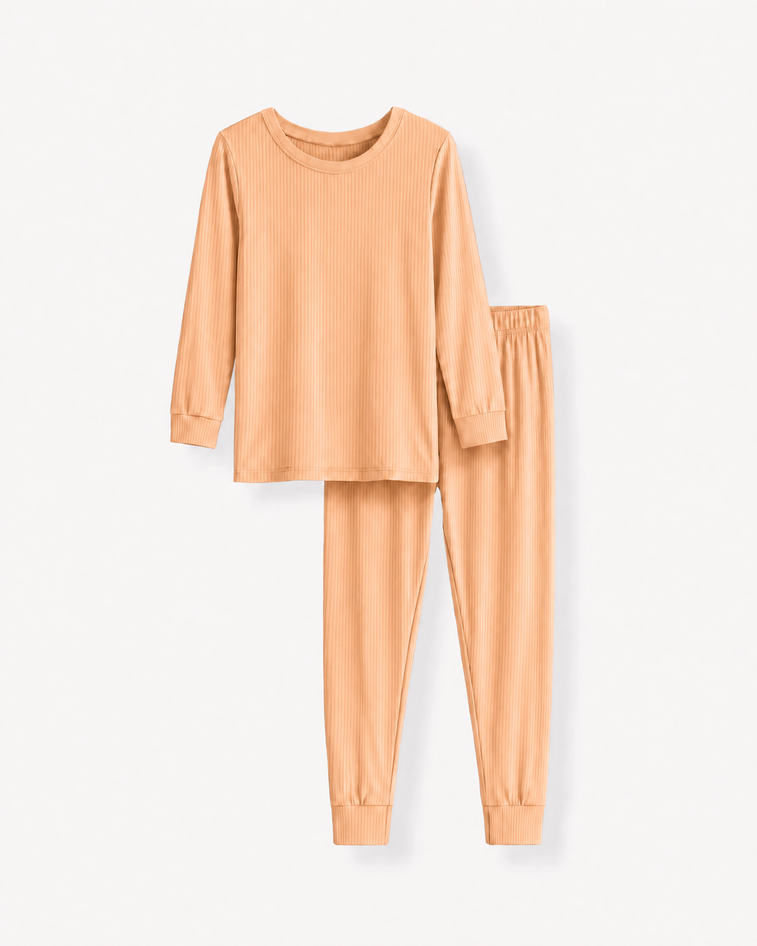 Conjunto de pijama de dos piezas de bambú de manga larga