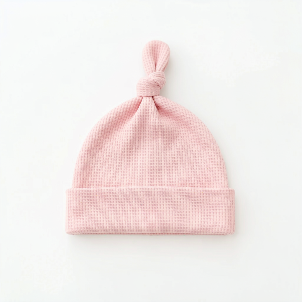 Waffle Bamboo Knotted Hat