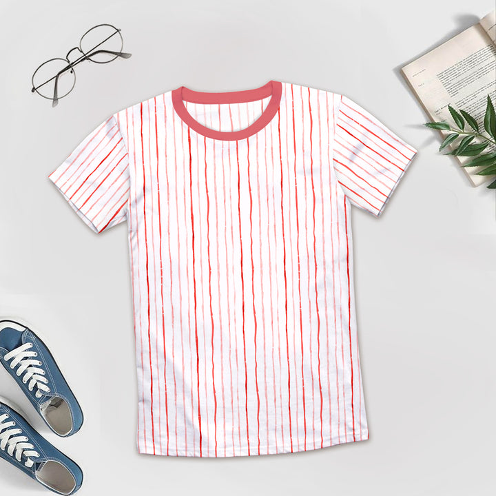 Bamboo Pink Stripes Outfit for Men – Bold and Relaxed