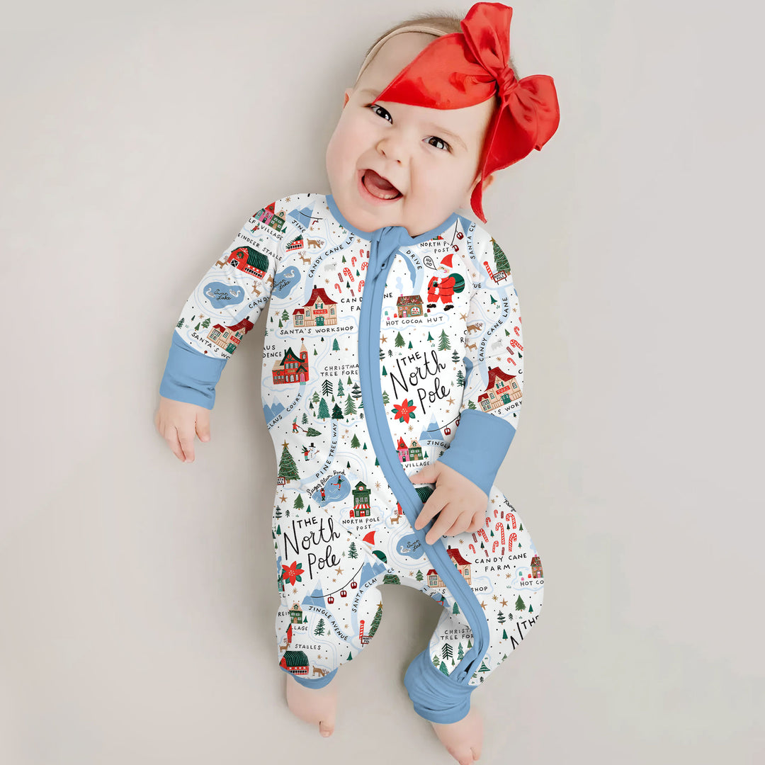 The North Pole Map Convertible Zippy , The North Pole Map Convertible Zippy - 0-3M