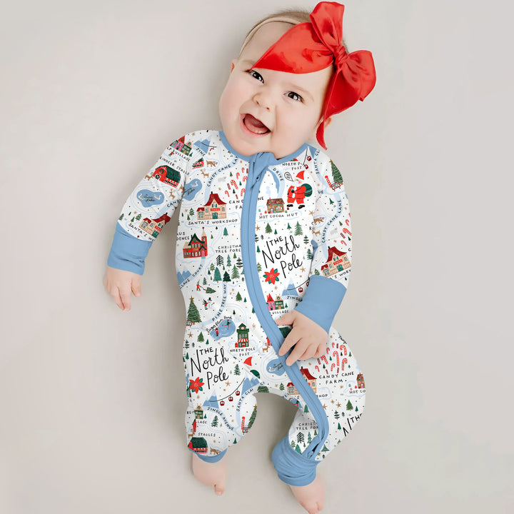 The North Pole Map Convertible Zippy , The North Pole Map Convertible Zippy - 0-3M