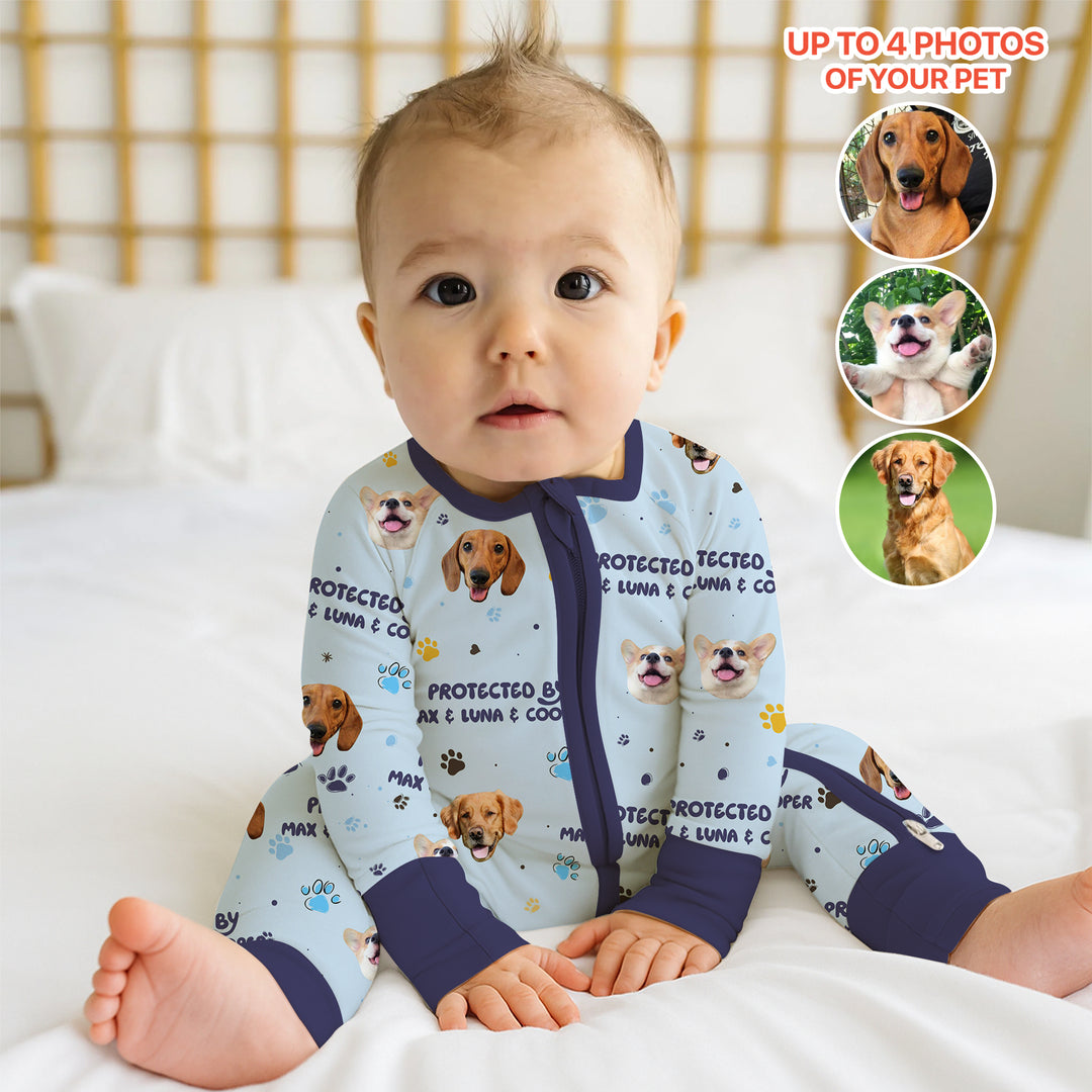 Gerippte Babykleidung mit individuellem Foto - Weich &amp; Skizzenhaft