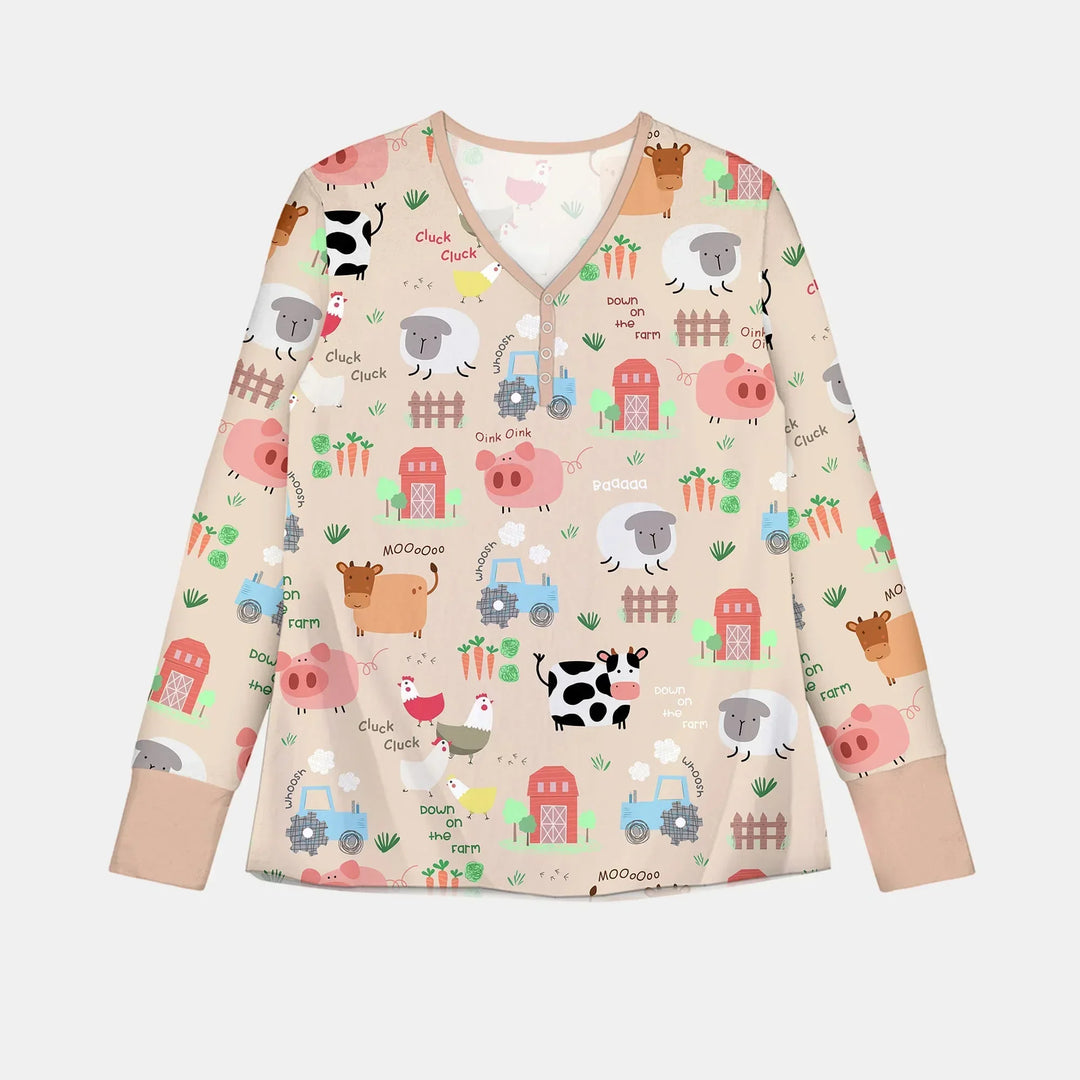 Farm Yard Women Pajama Set