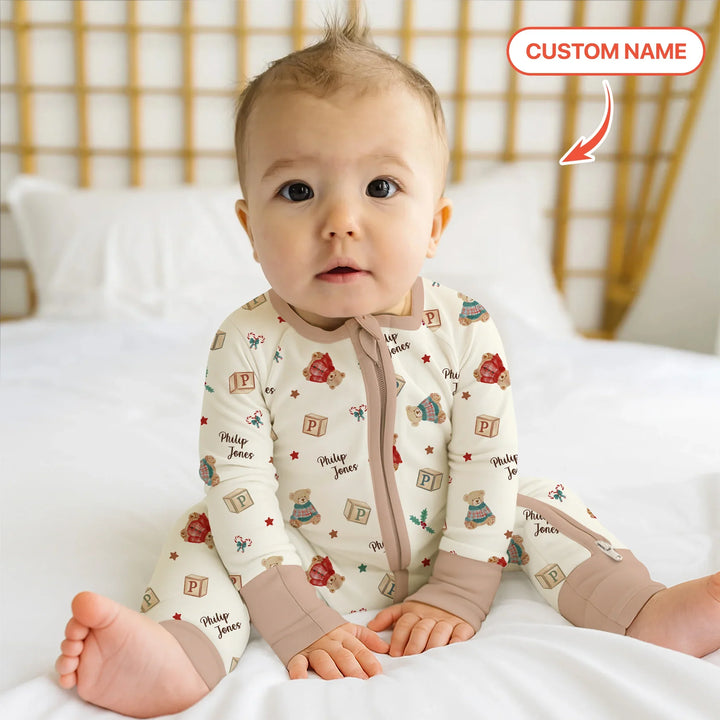 Gerippte Babykleidung mit individuellem Foto - Weich &amp; Skizzenhaft