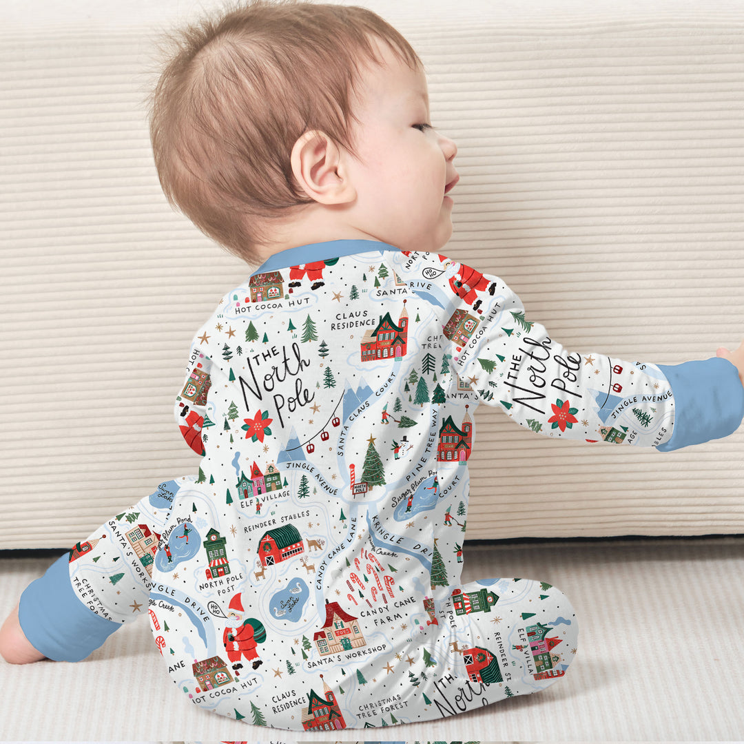 The North Pole Map Convertible Zippy , The North Pole Map Convertible Zippy - 0-3M