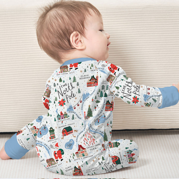 The North Pole Map Convertible Zippy , The North Pole Map Convertible Zippy - 0-3M