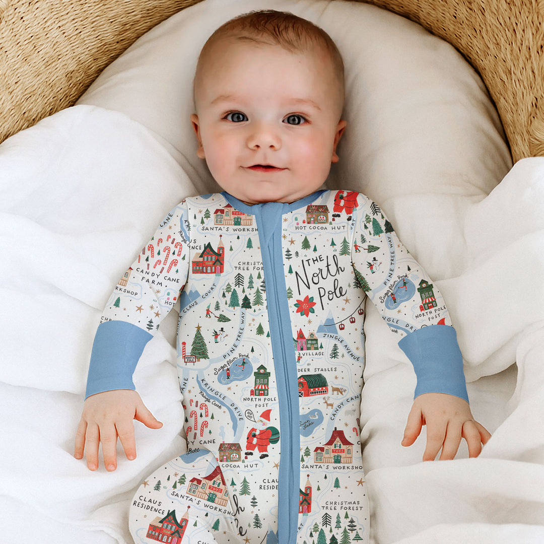 The North Pole Map Convertible Zippy , The North Pole Map Convertible Zippy - 0-3M