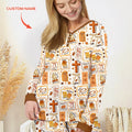 Custom Name I Am Thankful For Jesus Women Pajama Set , Custom Name I Am Thankful For Jesus Women Pajama Set - Only Shirt / S