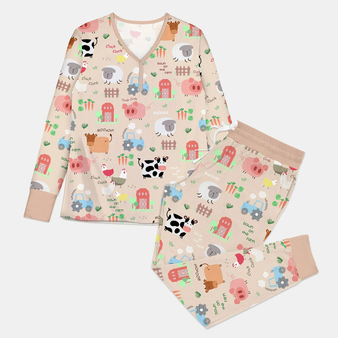 Farm Yard Women Pajama Set
