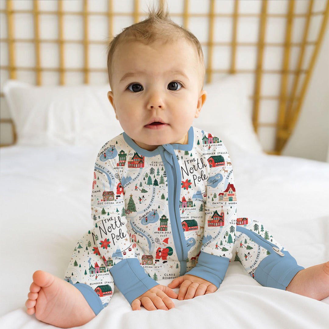 The North Pole Map Convertible Zippy , The North Pole Map Convertible Zippy - 0-3M