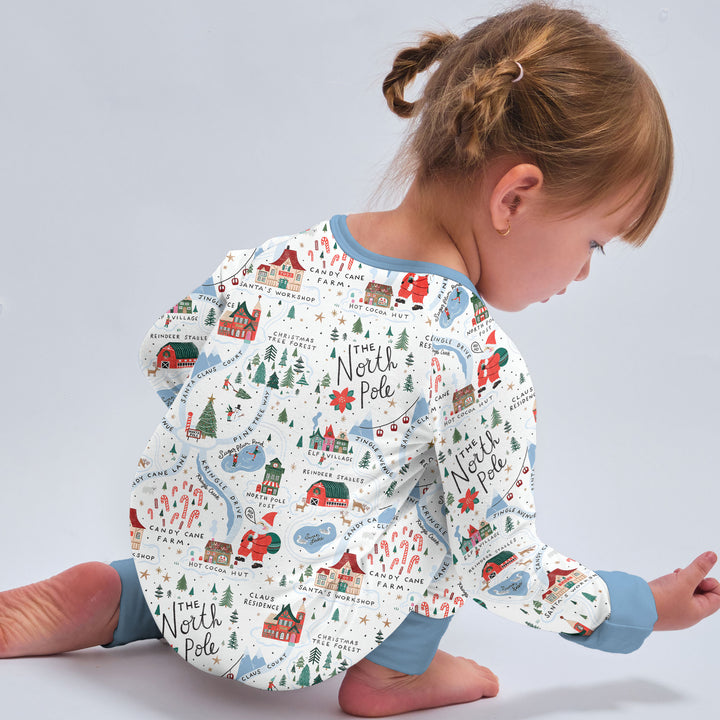 The North Pole Map Convertible Zippy , The North Pole Map Convertible Zippy - 0-3M