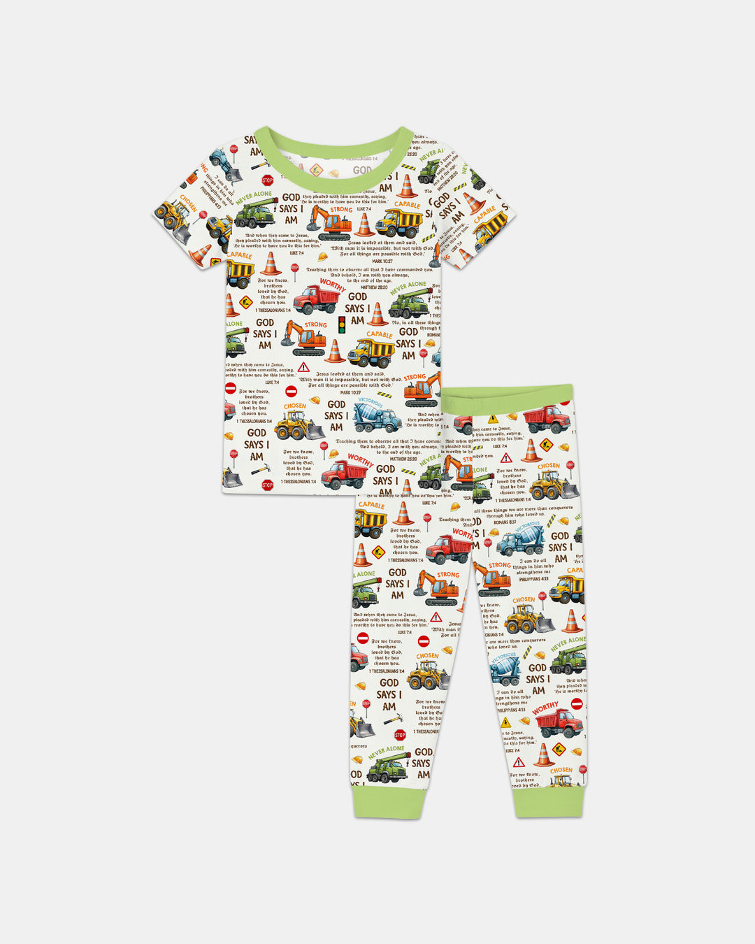 Zweiteiliges, kurzärmliges Pyjama-Set mit Marienkäfern