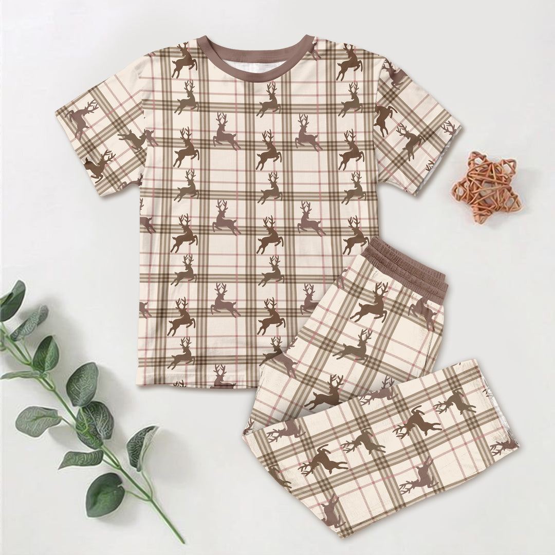 Bamboo Striped Deer Outfit for Kids – Playful and Comfortable